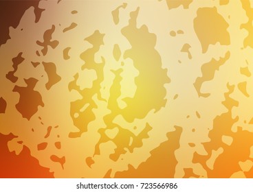 Dark yellow, orange vector natural abstract background. A completely new color illustration in doodle style drawn by child. The pattern can be used for wallpapers and coloring books.