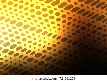 Dark Yellow, Orange vector natural elegant background. Brand-new colored illustration in blurry style with doodles. A completely new template for your business design.