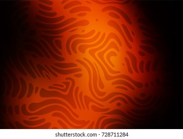 Dark Yellow, Orange vector natural elegant template. Creative illustration in blurred style with doodles. The elegant pattern can be used as a part of a brand book.