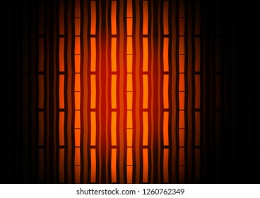 Dark Yellow, Orange vector pattern with narrow lines. Shining colored illustration with narrow lines. The pattern can be used for websites.