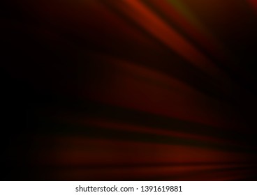 Dark Yellow, Orange vector pattern with narrow lines. Blurred decorative design in simple style with lines. Pattern for websites, landing pages.