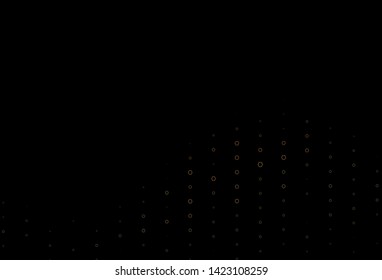 Dark Yellow, Orange vector pattern with colorful hexagons. Simple background with colorful hexagons. Pattern can for your ad, booklets.