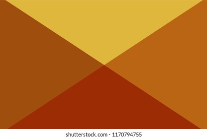 Dark Yellow, Orange vector polygon abstract backdrop. Colorful illustration in abstract style with gradient. A completely new template for your business design.