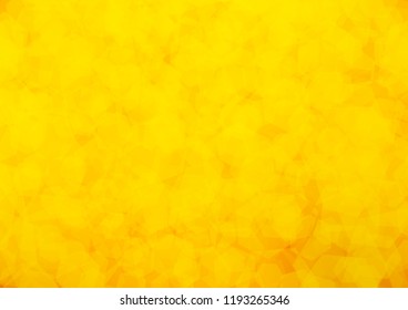 Dark Yellow, Orange vector polygonal pattern. An elegant bright illustration with gradient. A completely new design for your business.