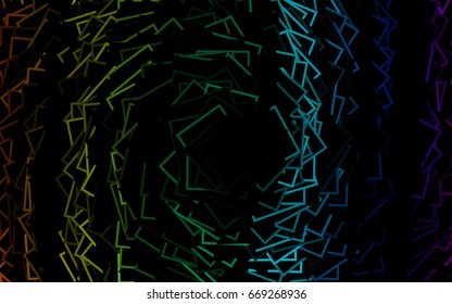 Dark Yellow, Orange vector polygonal illustration, which consist of rectangles. Rectangular pattern for your business design. Geometric background in Origami style with gradient. 