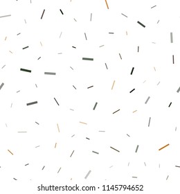 Dark Yellow, Orange vector seamless texture with colored lines. Shining colored illustration with narrow lines. The pattern can be used for websites.