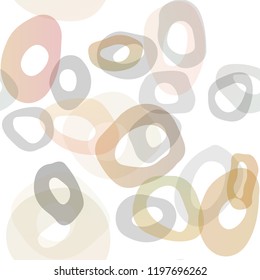 Dark Yellow, Orange vector seamless texture with disks. Blurred bubbles on abstract backdrop with colorful gradient. Pattern for design of window blinds, curtains.