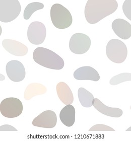 Dark Yellow, Orange vector seamless texture with disks. Glitter abstract illustration with blurred drops of rain. Pattern for trendy fabric, wallpapers.