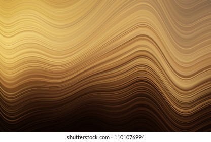 Dark Yellow, Orange vector template with bubble shapes. A sample with blurred bubble shapes. A completely new marble design for your business.