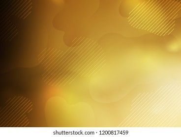 Dark Yellow, Orange vector template with repeated sticks. Shining colored illustration with narrow lines. The pattern can be used for busines ad, booklets, leaflets