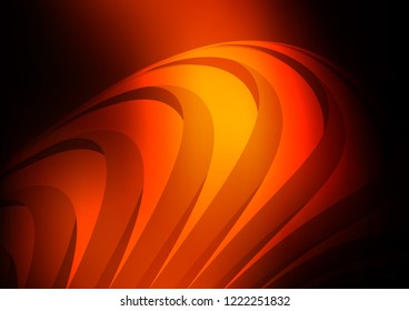 Dark Yellow, Orange vector template with repeated sticks. Modern geometrical abstract illustration with staves. Best design for your ad, poster, banner.