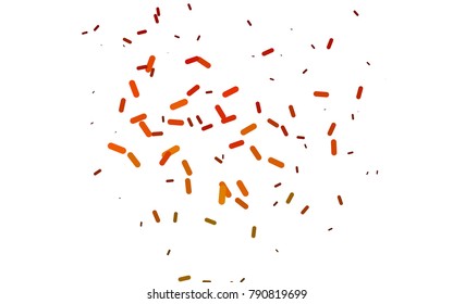 Dark Yellow, Orange vector template with repeated sticks. Blurred decorative design in simple style with lines. Smart design for your business advert.