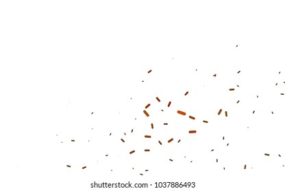 Dark Yellow, Orange vector texture with colored capsules. Shining colored illustration with rounded stripes. The pattern can be used for medical ad, booklets, leaflets