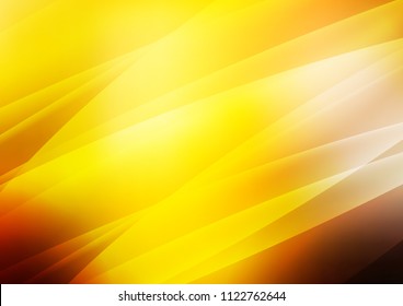 Dark Yellow, Orange vector texture with colored lines. Modern geometrical abstract illustration with staves. The pattern can be used as ads, poster, banner for commercial.