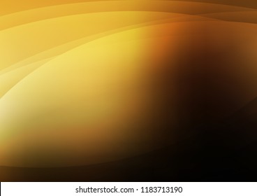 Dark Yellow, Orange vector texture with colored lines. Blurred decorative design in simple style with lines. Best design for your ad, poster, banner.