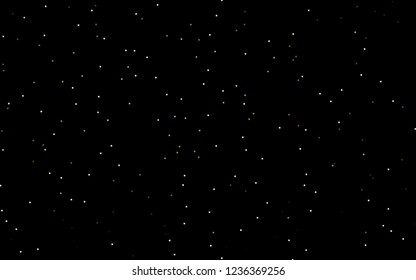 Dark Yellow, Orange vector texture with beautiful stars. Glitter abstract illustration with colored stars. The pattern can be used for wrapping gifts.