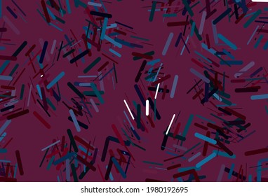 Dark yellow, orange vector texture with colorful lines. Shining colored illustration with narrow lines. Best design for your ad, poster, banner.