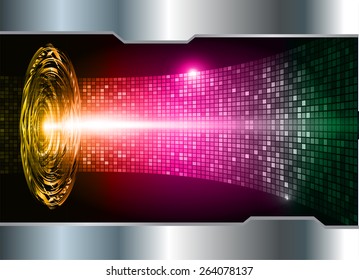 dark yellow pink green color Light Abstract Technology background for computer graphic website internet and business. circuit. silver background.Mosaic. table. pixels