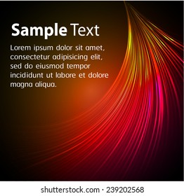 dark yellow pink Light Abstract Technology background for computer graphic website internet and business. text box. Brochure. card. wave. 