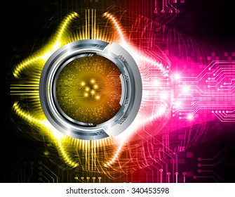 dark yellow pink Light Abstract Technology background for computer graphic website internet and business. 
