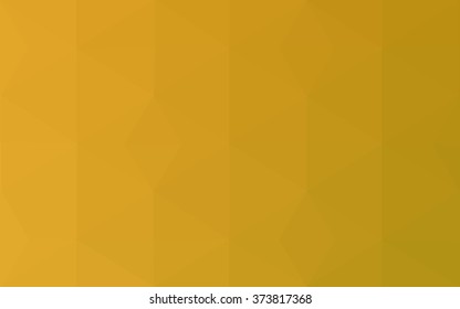 Dark yellow polygonal illustration, which consist of triangles. Geometric background in Origami style with gradient. Triangular design for your business.