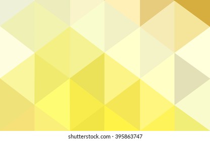 Dark yellow polygonal illustration, which consist of triangles. Geometric background in Origami style with gradient. Triangular design for your business.