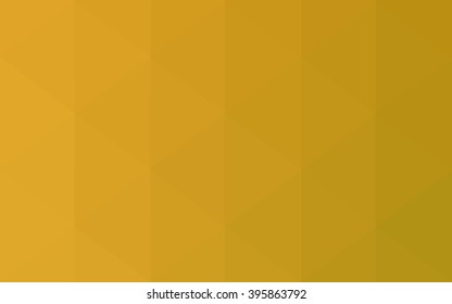 Dark yellow polygonal illustration, which consist of triangles. Geometric background in Origami style with gradient. Triangular design for your business.