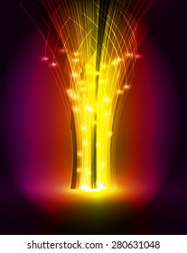 Dark yellow purple light Abstract background. dark red color Light Abstract Technology background for computer graphic website internet and business. circuit. illustration. infographics. ray