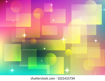Dark yellow rectangle shapes. Vector background eps 10