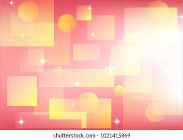 Dark yellow rectangle shapes. Vector background eps 10