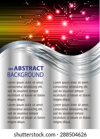 dark yellow red pink silver Light Abstract Technology background computer graphic website internet business.vector illustration.text box. Brochure card.banner flyer magazine. Design label.Metals,alloy