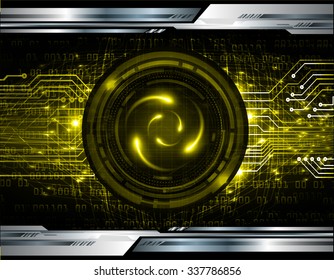 dark yellow silver Light Abstract Technology background for computer graphic website internet and business. illustration. infographics. binary code vector.Spark.molecule atom electron neutron nuclear.