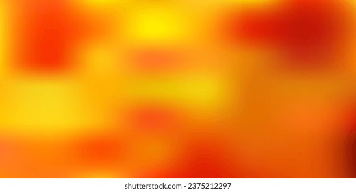 Dark yellow vector abstract blur template. Colorful illustration with gradient in halftone style. Your design for applications.