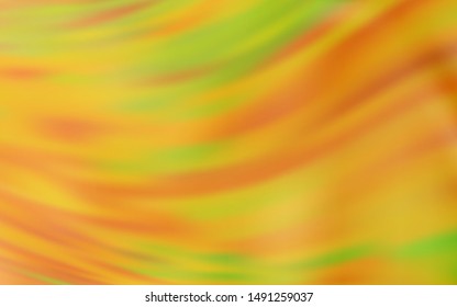 Dark Yellow vector abstract blurred layout. Creative illustration in halftone style with gradient. Background for a cell phone.