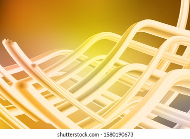 Dark Yellow vector abstract blurred layout. Creative illustration in halftone style with gradient. Elegant background for a brand book.