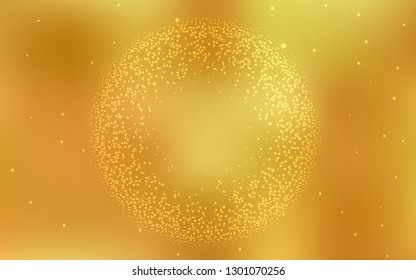 Dark Yellow vector abstract bright pattern. Colorful abstract illustration with gradient. Elegant background for a brand book.