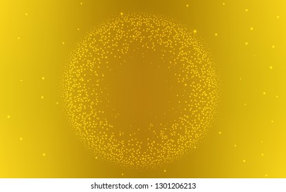 Dark Yellow vector abstract bright pattern. A completely new colored illustration in blur style. Background for designs.