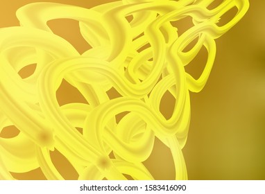 Dark Yellow vector abstract bright template. New colored illustration in blur style with gradient. Background for a cell phone.
