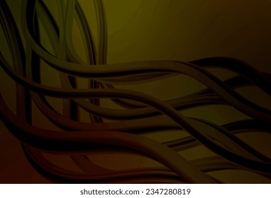 Dunkelgelbe Vektorgrafik abstraktes helles Muster. Moderne abstrakte Illustration mit Farbverlauf. Hintergrund für ein Handy.