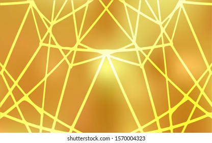 Dark Yellow vector abstract doodle wallpaper. Childish elegant natural pattern with gradient. A new texture for your design.