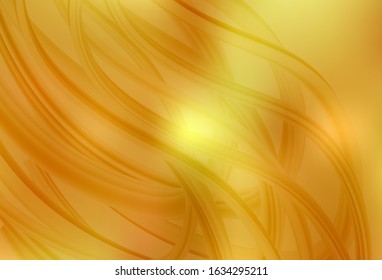 Dark Yellow vector abstract layout. Modern abstract illustration with gradient. New style design for your brand book.