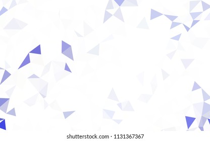 Dark Yellow vector abstract mosaic pattern. Triangular geometric sample with gradient.  A completely new design for your leaflet.