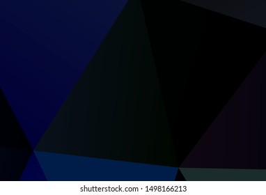 Dark Yellow vector abstract mosaic backdrop. Creative geometric illustration in Origami style with gradient. Pattern for a brand book's backdrop.