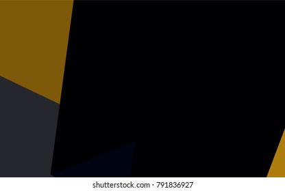 Dark Yellow vector abstract mosaic pattern. A sample with polygonal shapes. A completely new design for your business.