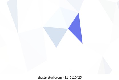 Dark Yellow vector abstract polygonal template. Glitter abstract illustration with an elegant triangles. New template for your brand book.