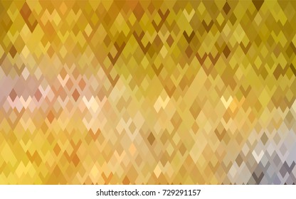 Dark Yellow vector abstract textured polygonal background. Blurry rectangular design. The pattern with repeating rectangles can be used for background.