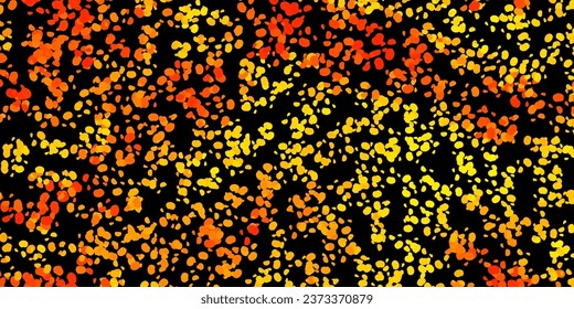Dark yellow vector backdrop with chaotic shapes. Simple design in abstract style with gradient forms. Background for cell phones.
