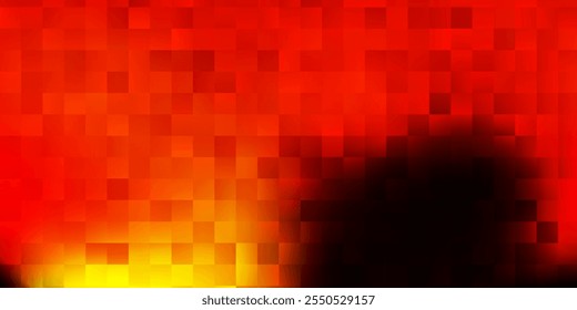 Fundo de vetor amarelo escuro com formas caóticas. Ilustração com formas coloridas em estilo abstrato. Plano de fundo para celulares.