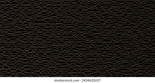 Dark Yellow vector backdrop with curves. Bright sample with colorful bent lines, shapes. Template for cellphones.