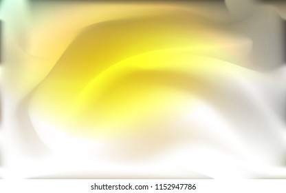 Dark Yellow vector background with abstract circles. Colorful illustration in abstract marble style with gradient. Marble style for your business design.